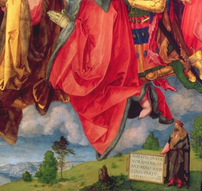 The Landauer Altarpiece, All Saints Day, 1511 (detail) by Albrecht Dürer